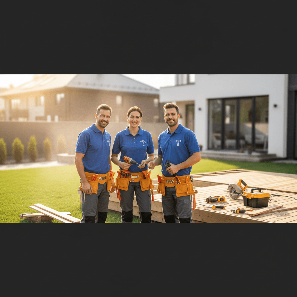 About Us Banner - showing our professional team at work